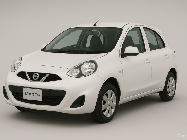 Nissan March 2015 white
