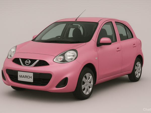 Nissan March 2016 pink
