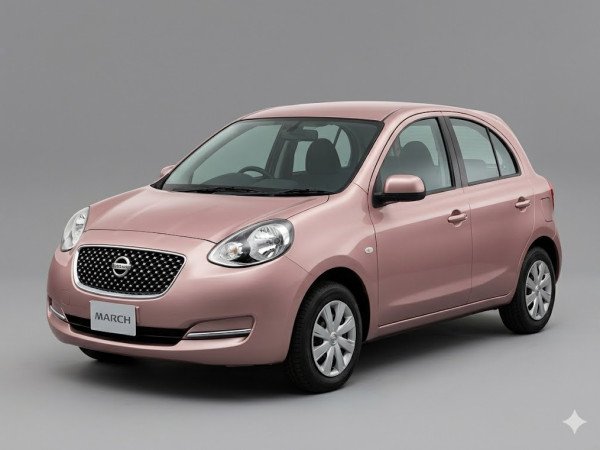 Nissan March Pink Metallic